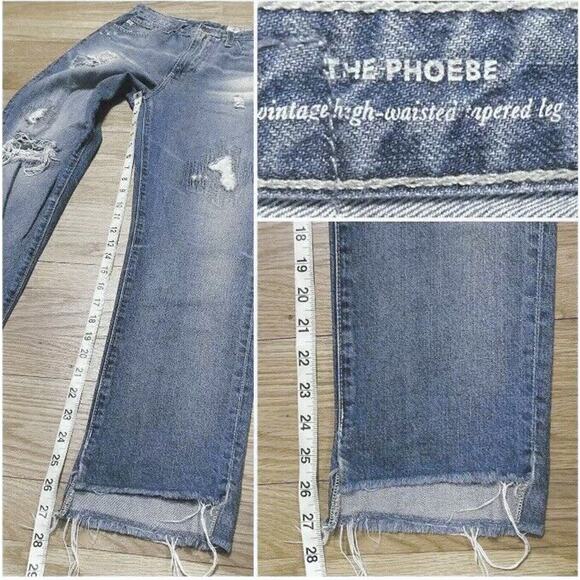 AG Phoebe Jeans 26 x26L High Waist Tapered 17 Years Lapse - LGN1676 17Y-LSP - Picture 8 of 9